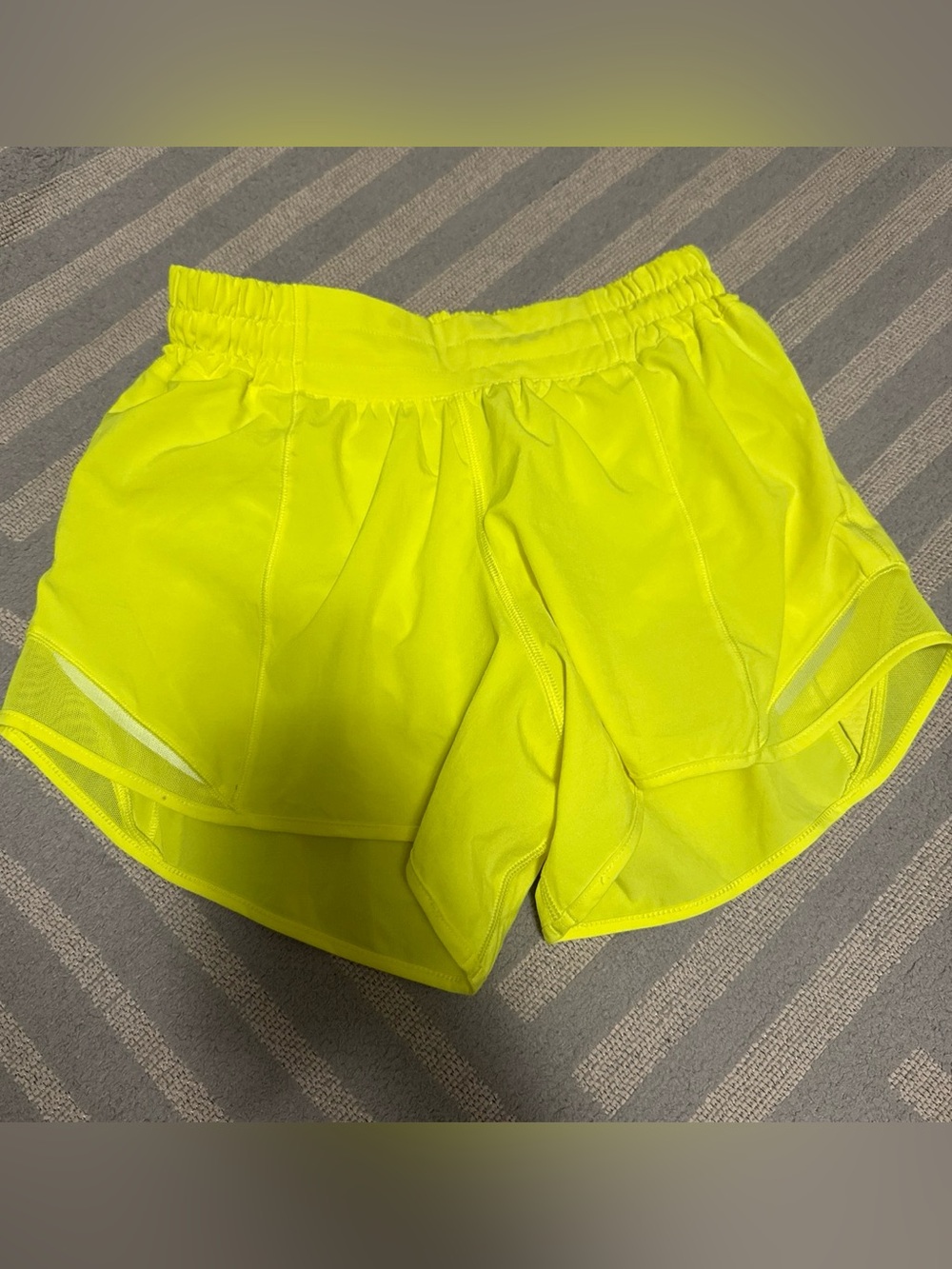 lululemon athletica Neon Yellow Athletic Shorts